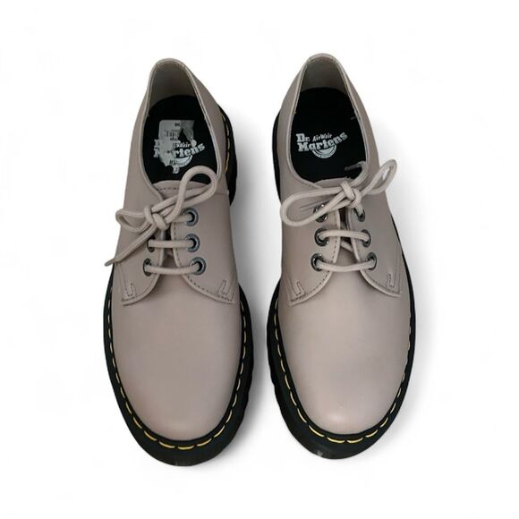 Dr. Martens 1461 Quad II Oxford Platform Derby, Vintage Taupe, Women’s 10, NWOT - Picture 2 of 14